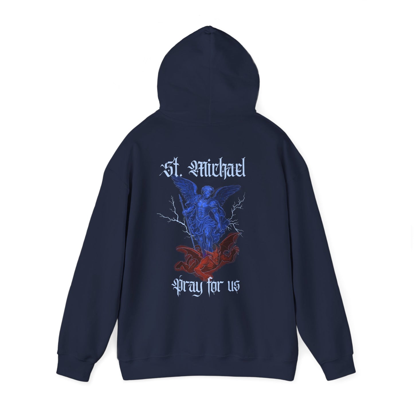 St. Michael Pray for Us - Heavy Blend Hoodie